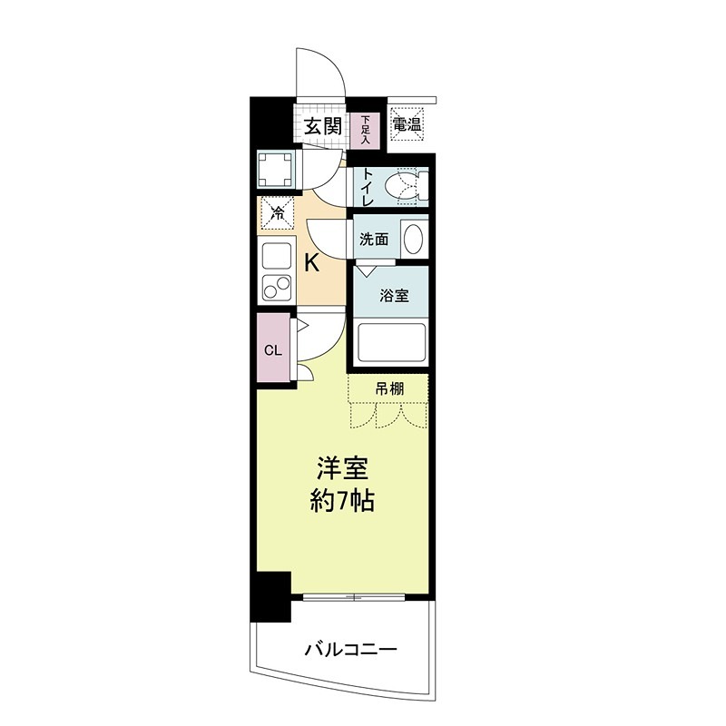 8階の間取り図