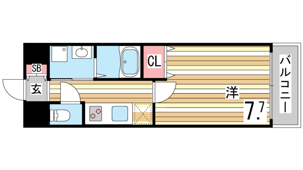 2階の間取り図