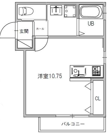 1階の間取り図