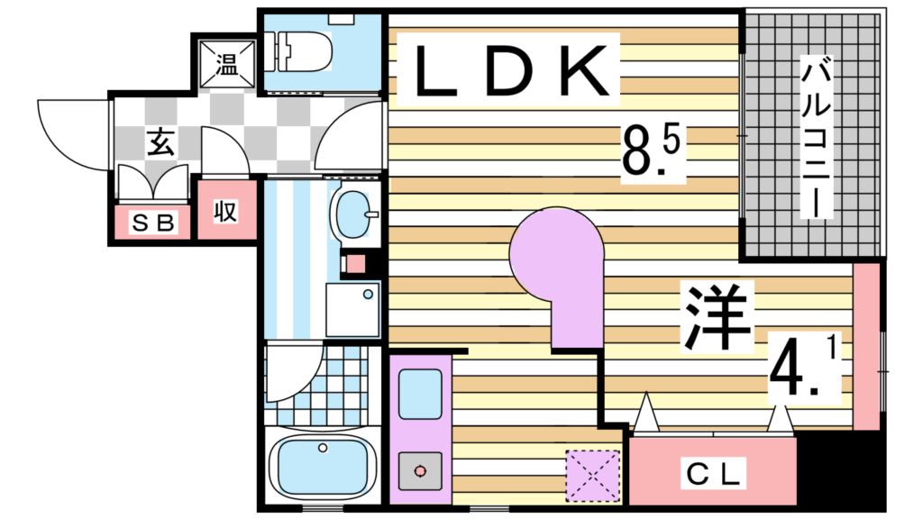 5階の間取り図