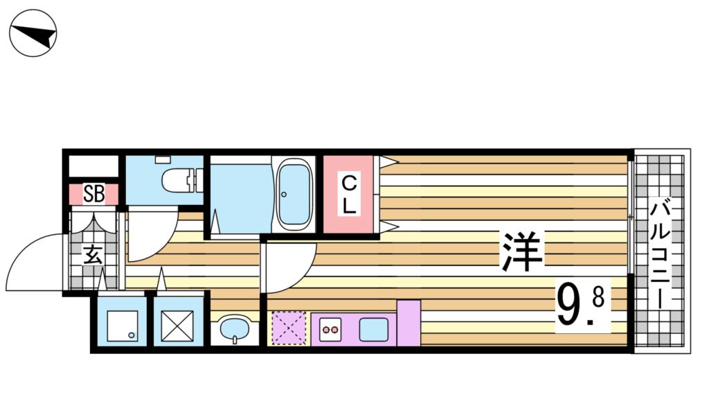 5階の間取り図