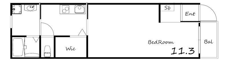 2階の間取り図