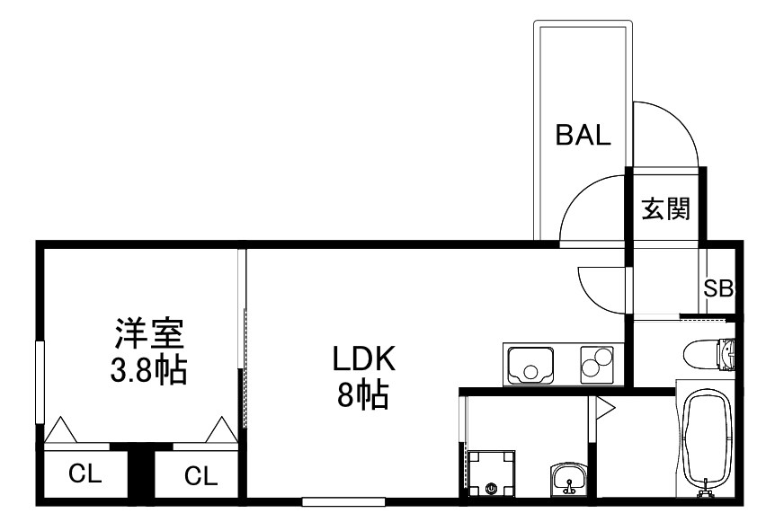 2階の間取り図