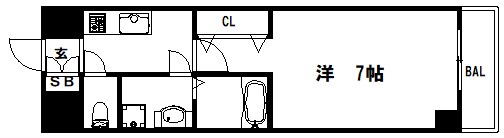 2階の間取り図