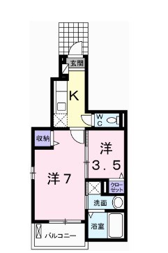 1階の間取り図