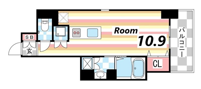 7階の間取り図