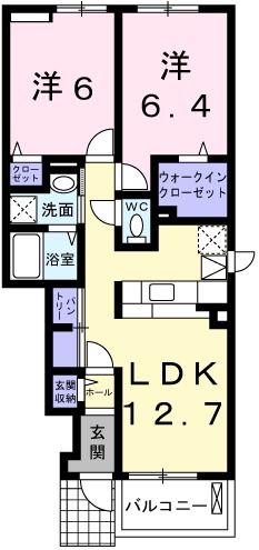 1階の間取り図