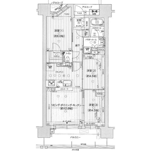 5階の間取り図