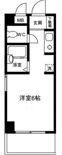 4階の間取り図
