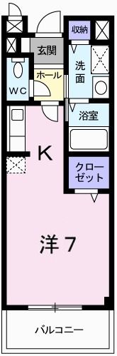 2階の間取り図