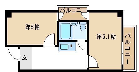 2階の間取り図