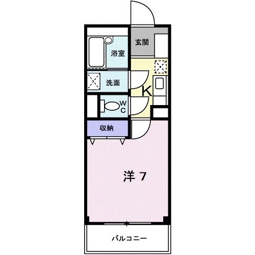 2階の間取り図