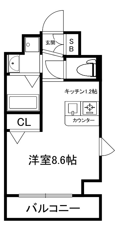 5階の間取り図