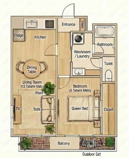5階の間取り図