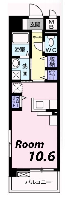8階の間取り図
