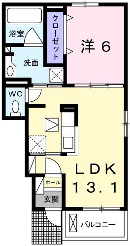 1階の間取り図