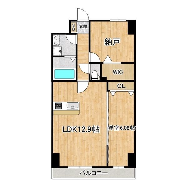 1階の間取り図