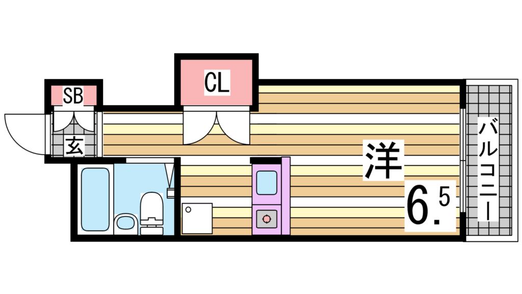 2階の間取り図