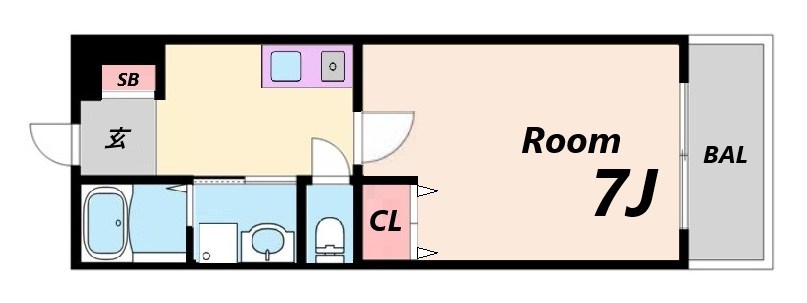 6階の間取り図
