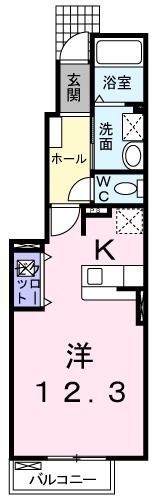 1階の間取り図