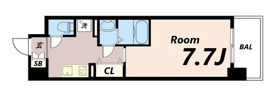 9階の間取り図