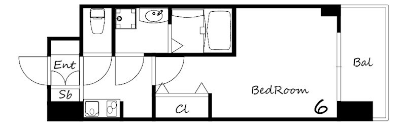7階の間取り図