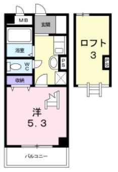 1階の間取り図