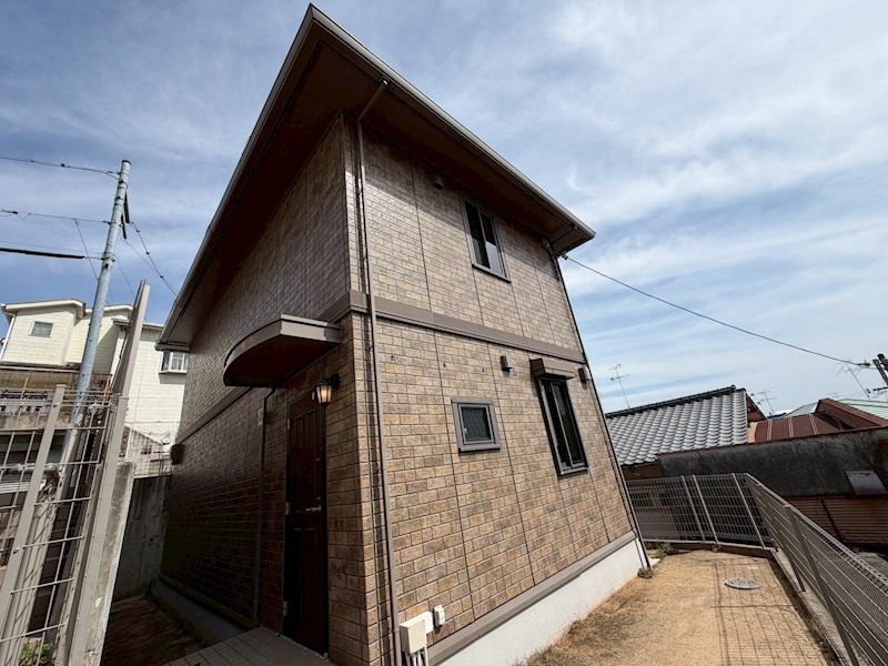 美作町戸建貸家の外観