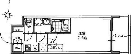 2階の間取り図
