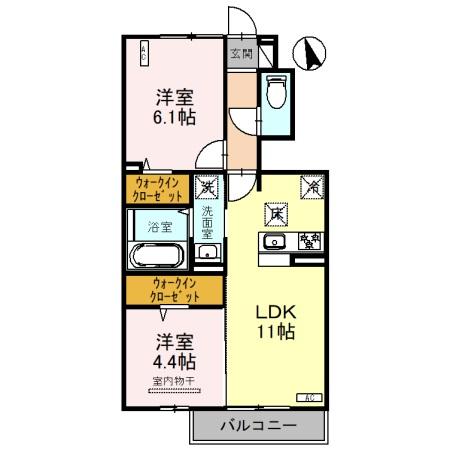 1階の間取り図