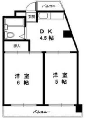 2階の間取り図