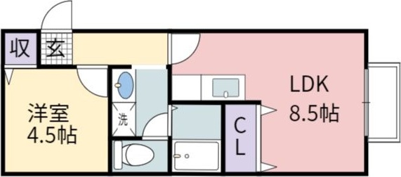 2階の間取り図