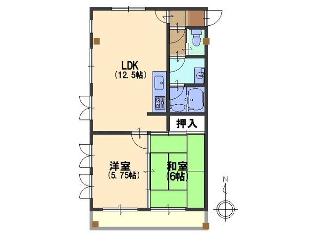 4階の間取り図