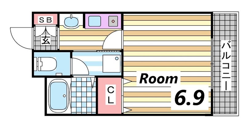 6階の間取り図