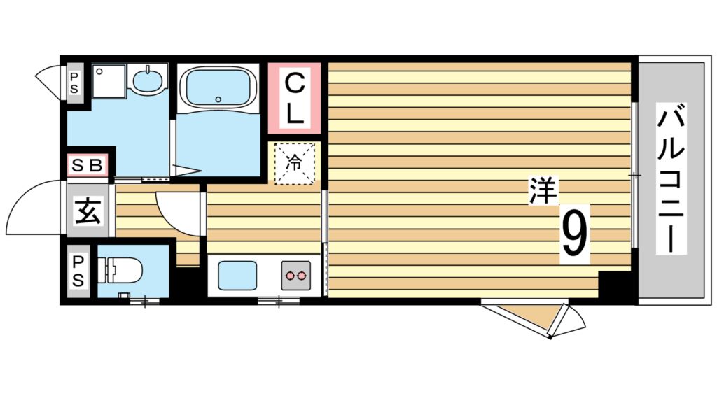 5階の間取り図