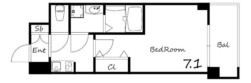 11階の間取り図