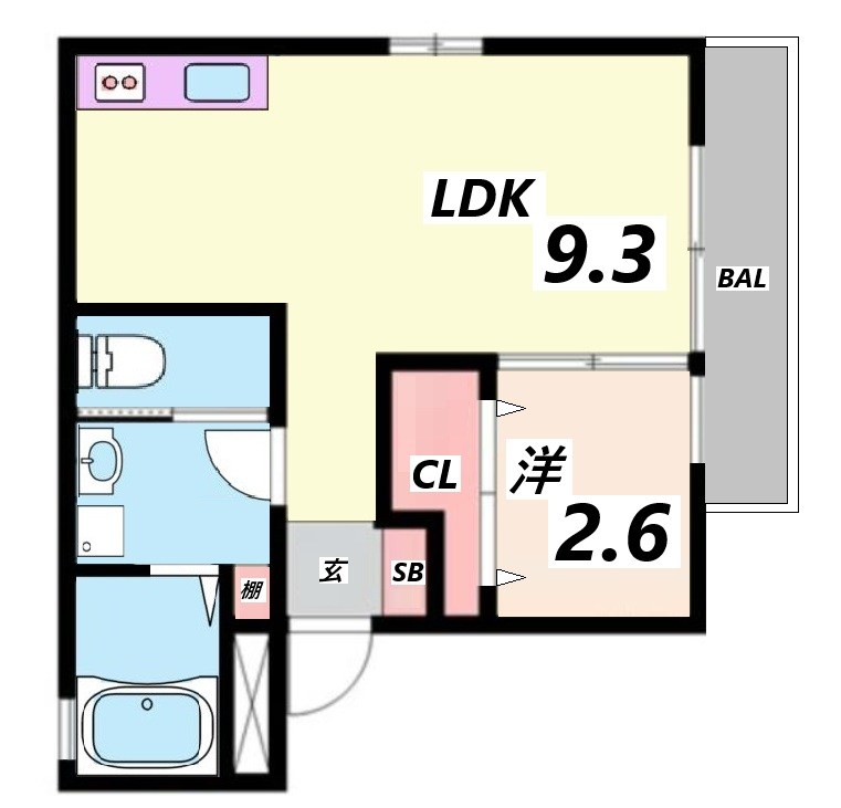 3階の間取り図