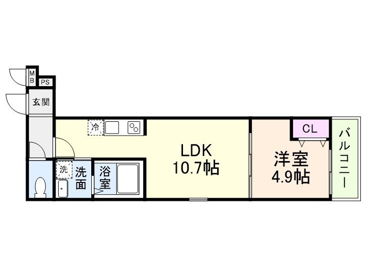 1階の間取り図