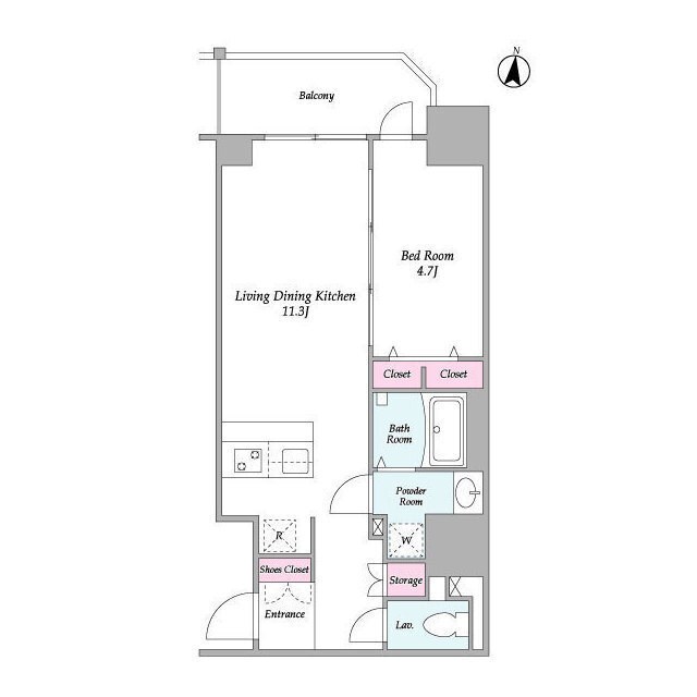 13階の間取り図