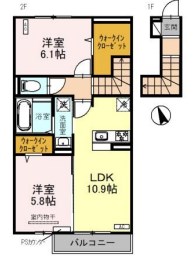 2階の間取り図