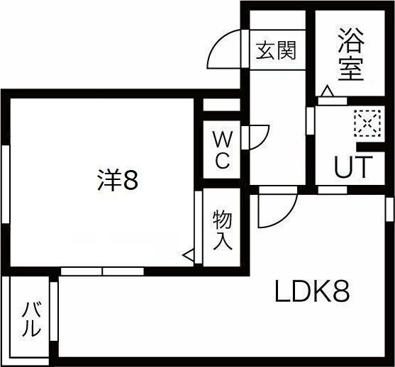 1階の間取り図