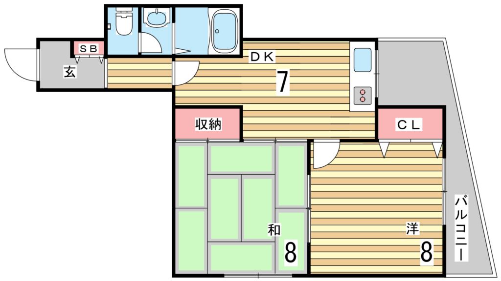 3階の間取り図