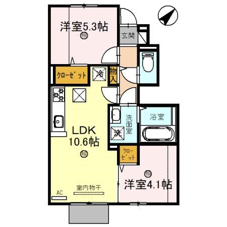 1階の間取り図