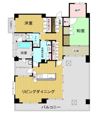 7階の間取り図