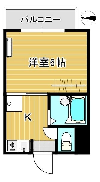 6階の間取り図