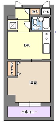 6階の間取り図