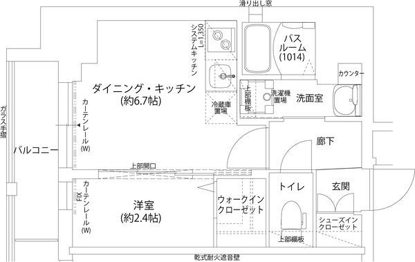 8階の間取り図