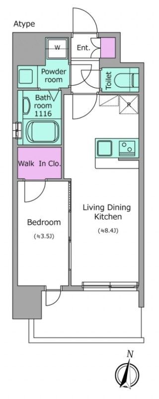 3階の間取り図