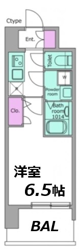 3階の間取り図