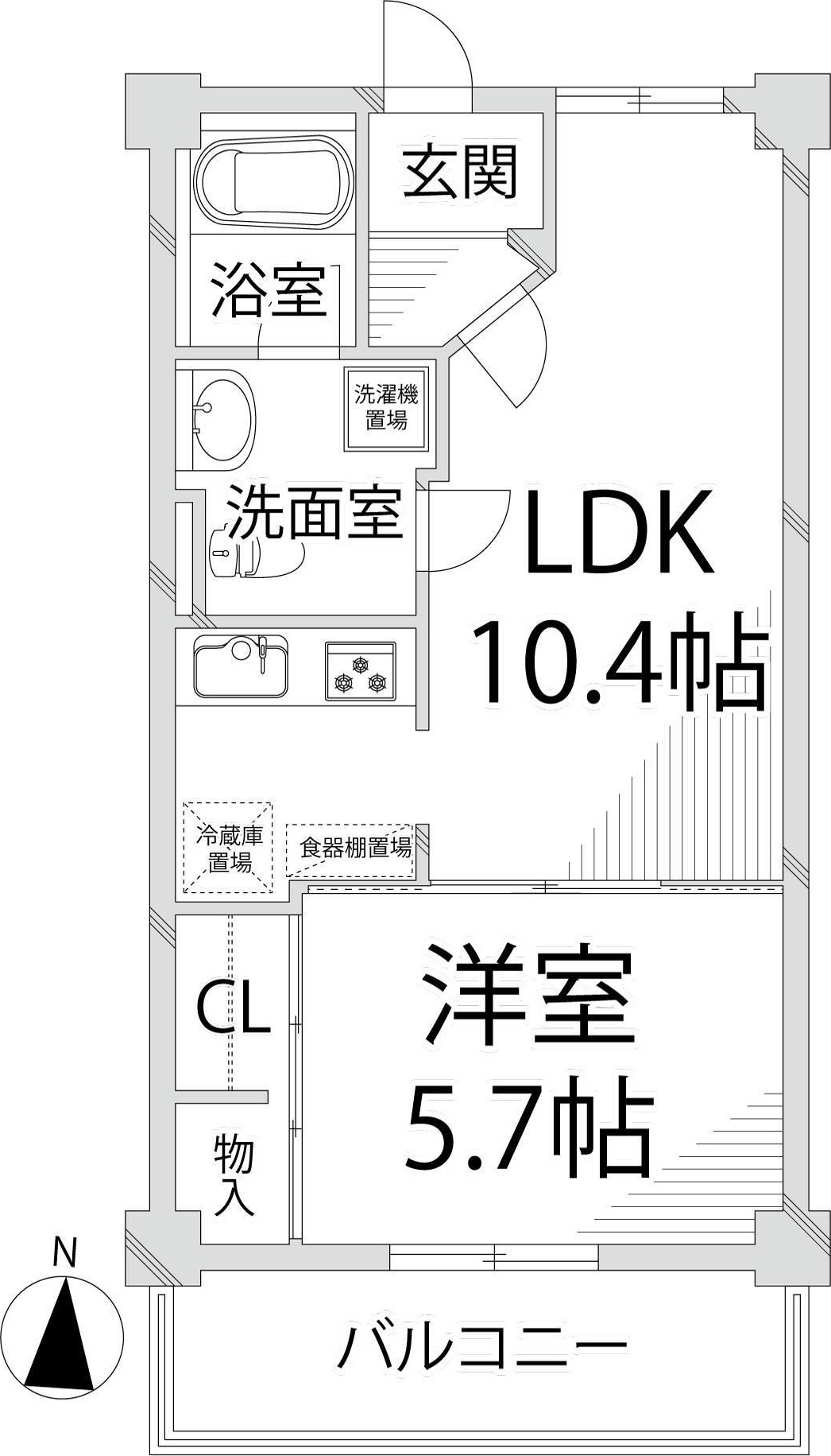 3階の間取り図